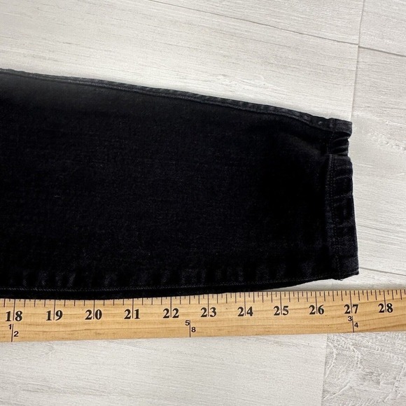 Spanx Ankle Skinny Pull On Jeans Women Large High Rise Stretch Black Jeggings - Picture 13 of 15